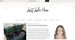 Desktop Screenshot of justjulieann.com